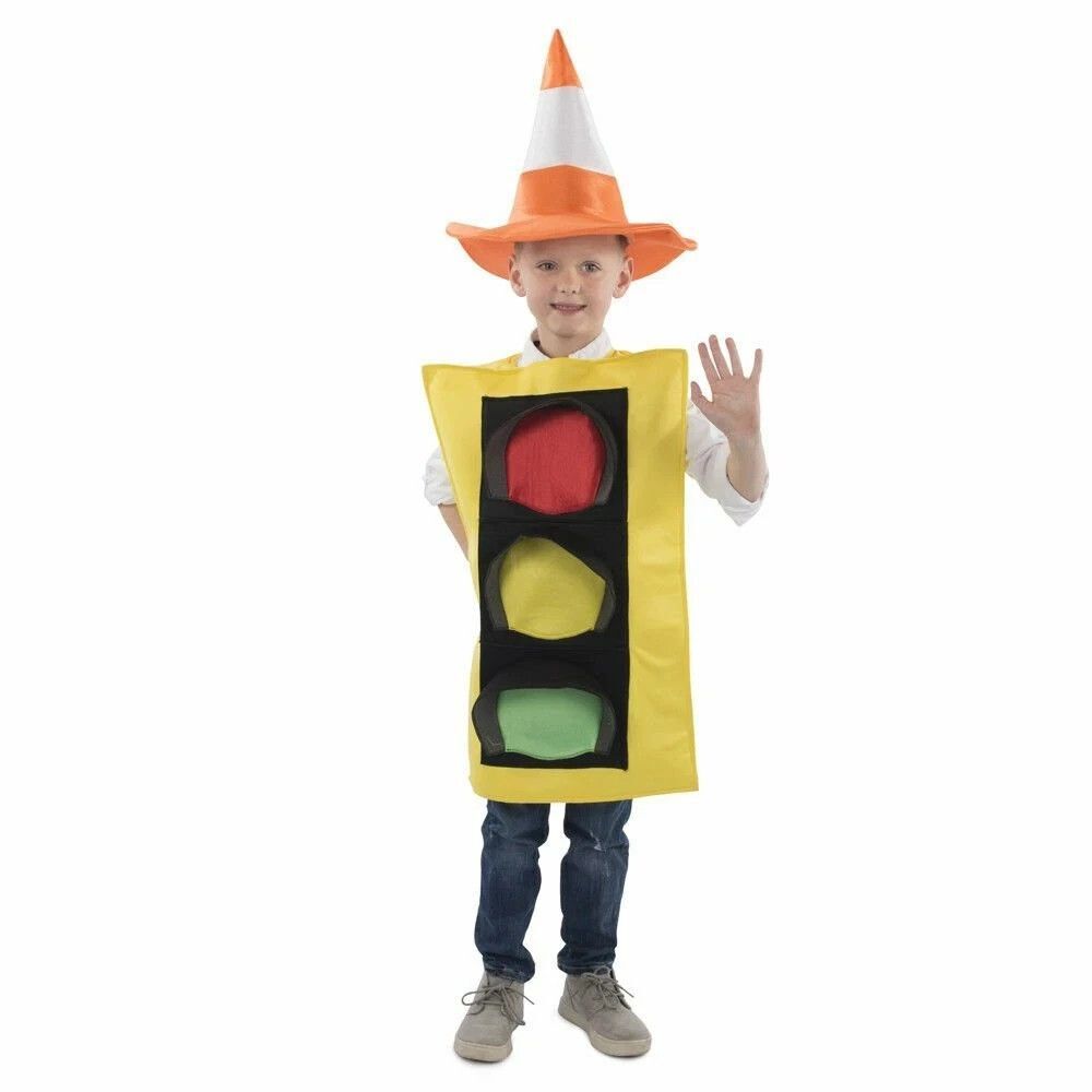 Kid's Traffic Light Costume - Halloween Party - Kids 6-14